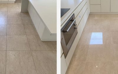 Simak, Begini Proses Dry Buffing Marmer di Jakarta Barat