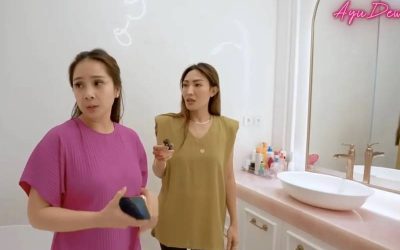 Desain Unik Rumah Baru Nagita Slavina Dinding Marmer Serba Pink