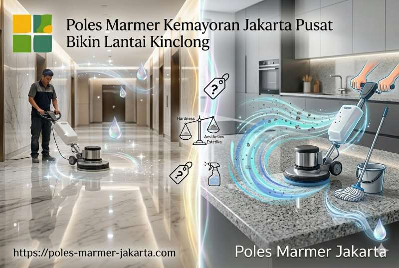 Poles Marmer Kemayoran Jakarta Pusat Bikin Lantai Kinclong